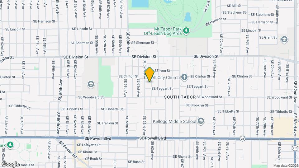 2729 SE 63rd Ave Map and Location Details
