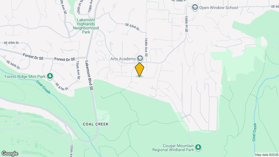 16349 SE 66th St Map and Location Details