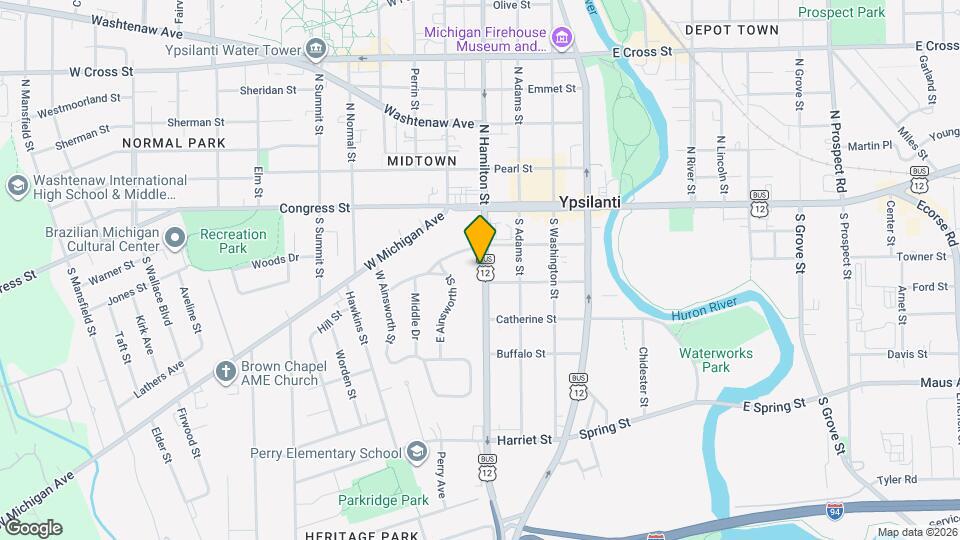 116 S Hamilton St Map and Location Details