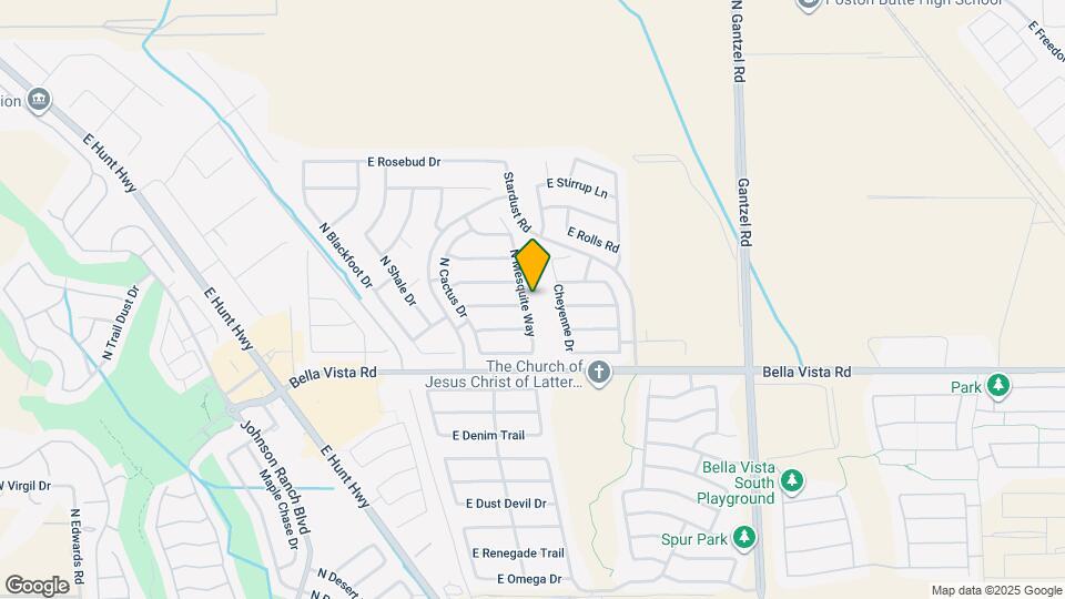 31365 N Mesquite Way Map and Location Details