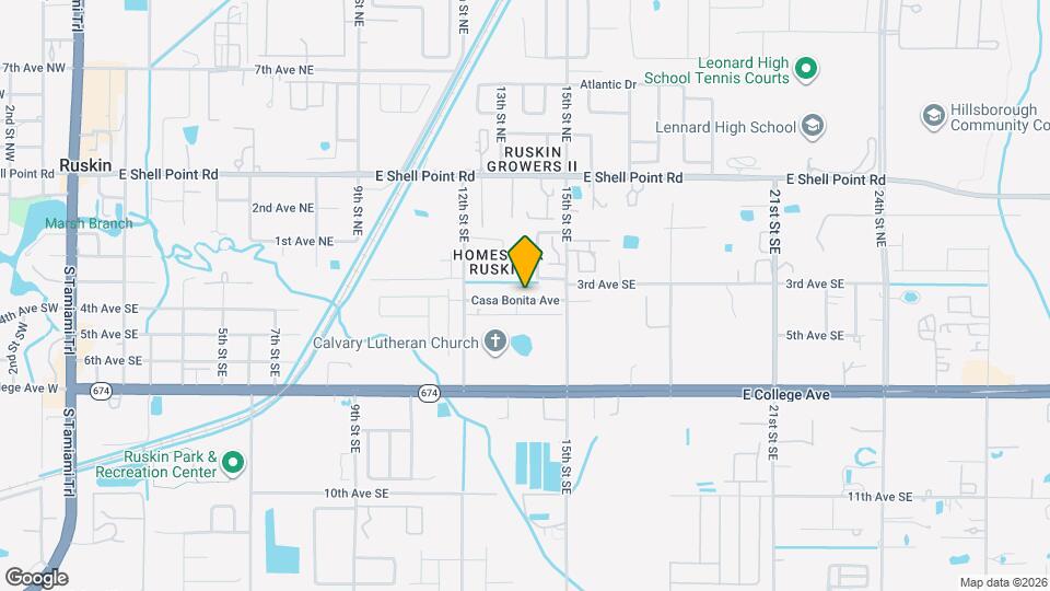 1318 Casa Bonita Ave Mapa y Detalles de la Ubicación