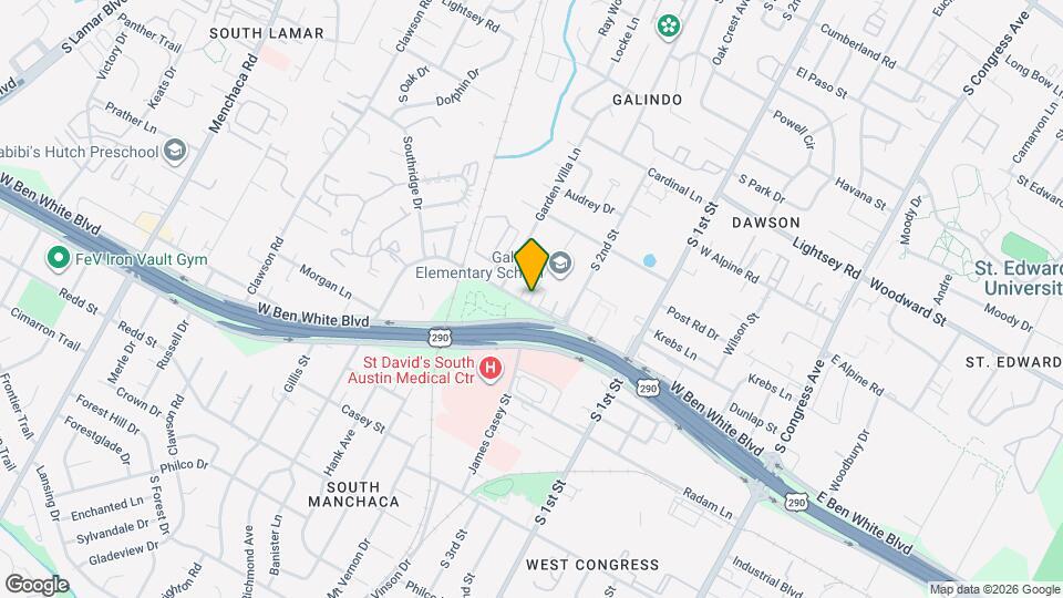 900 Banister Ln, Unit H Map and Location Details