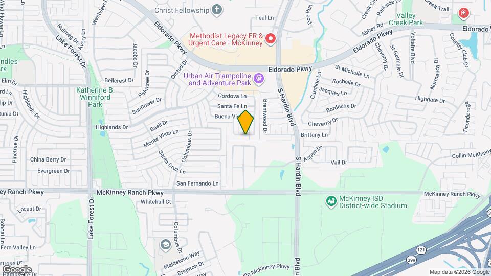 4207 Sarasota Ln Mapa y Detalles de la Ubicación