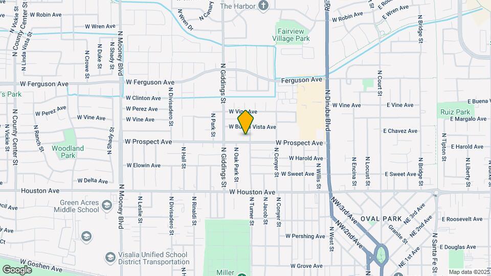 1116 W Prospect Ave Map and Location Details