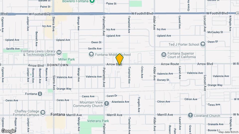 17425 Arrow Blvd Map and Location Details