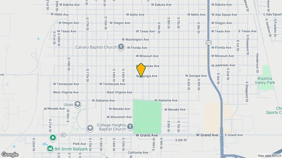 1414 S 11th St Map and Location Details