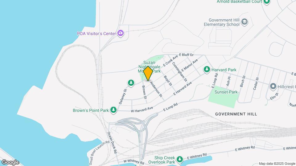 102 W Cook Ave Map and Location Details