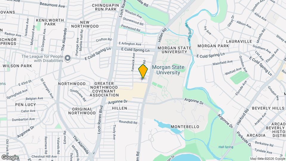 1637 Lochwood Rd Map and Location Details