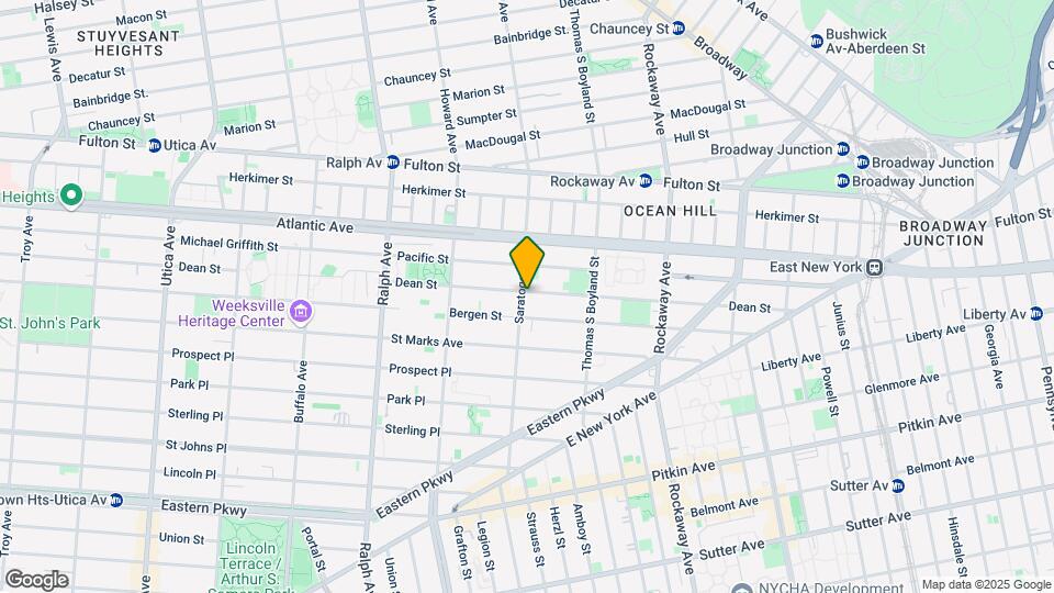 315 Saratoga Ave Mapa y Detalles de la Ubicación