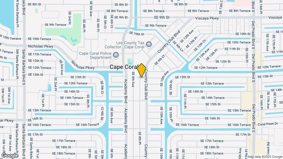 1303 SE 8th Pl Map and Location Details