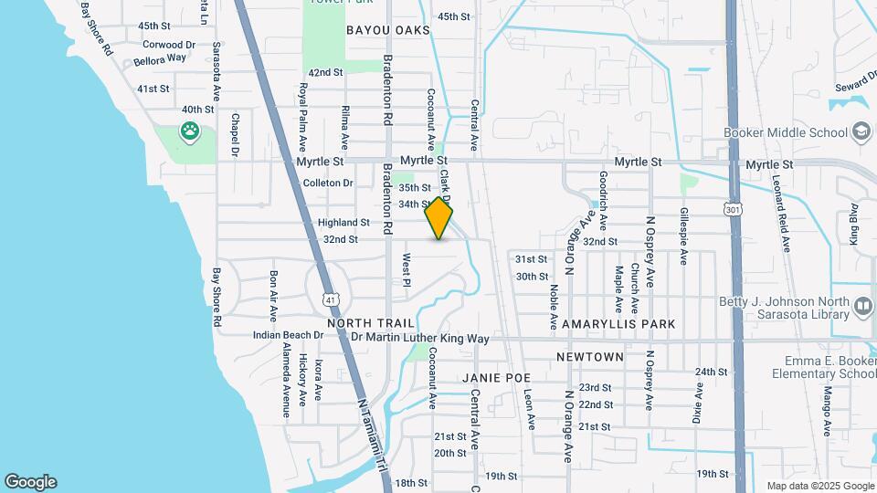 1314 32nd St Map and Location Details