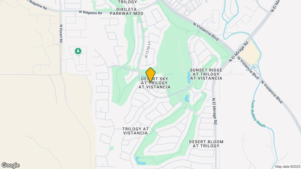 12968 W Yellow Bird Ln Mapa y Detalles de la Ubicación