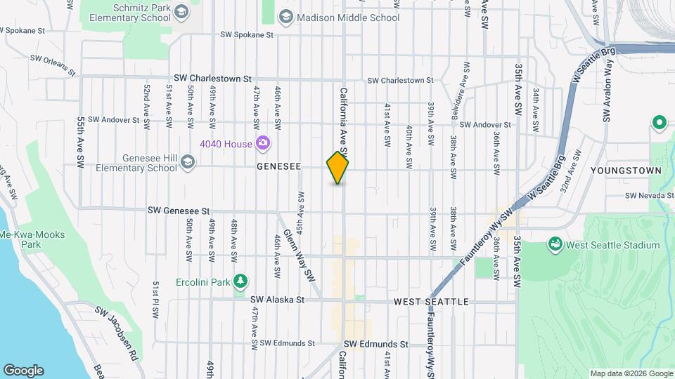 4127 California Ave SW Map and Location Details