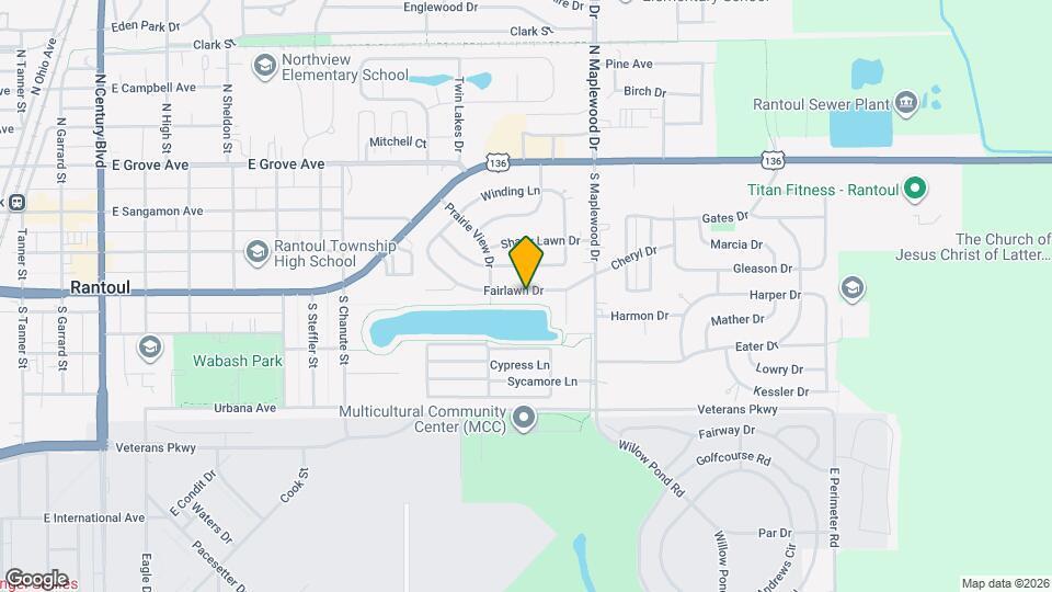 1324 Fairlawn Dr Map and Location Details