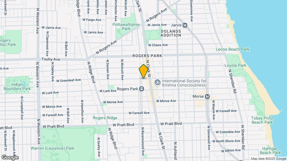 1769 W Greenleaf Ave Map and Location Details