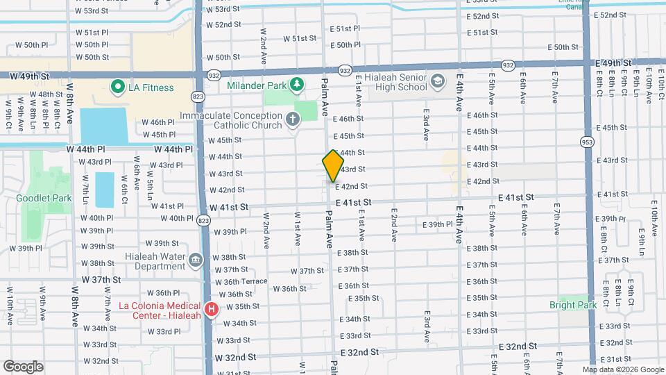 6XX E 42nd St Map and Location Details