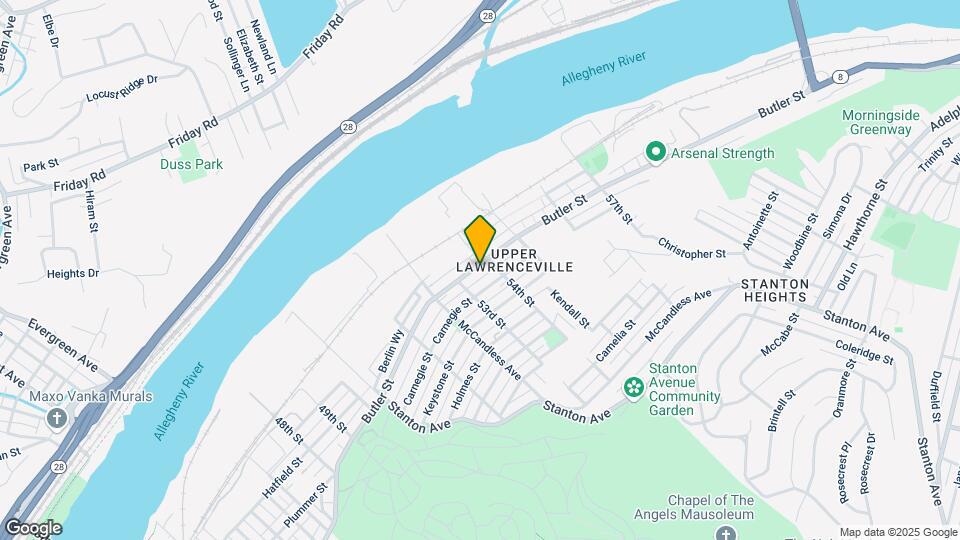 5326 Butler St Map and Location Details