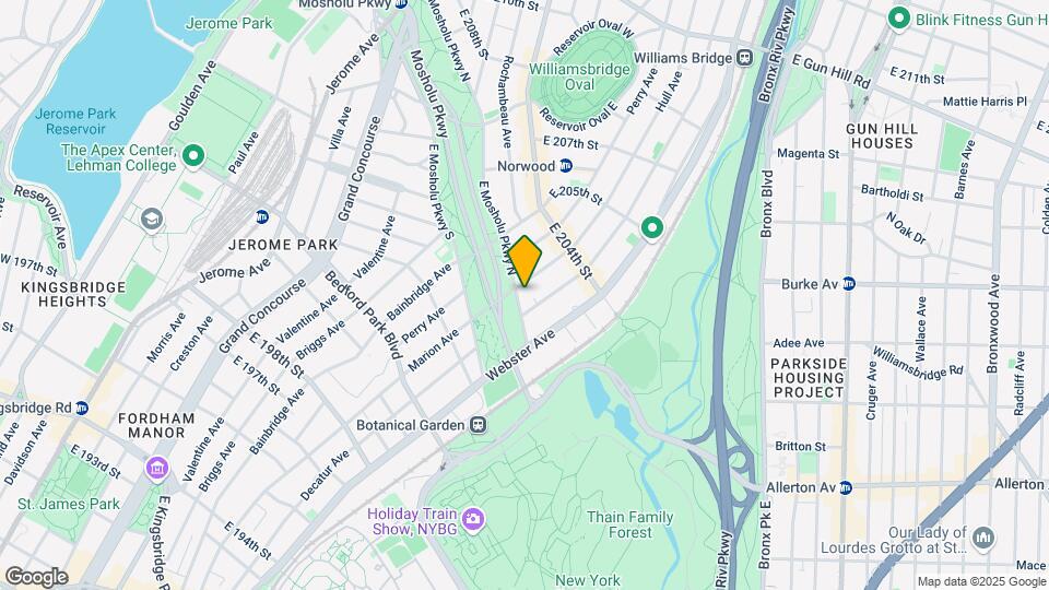 359 E Mosholu Pky N Map and Location Details