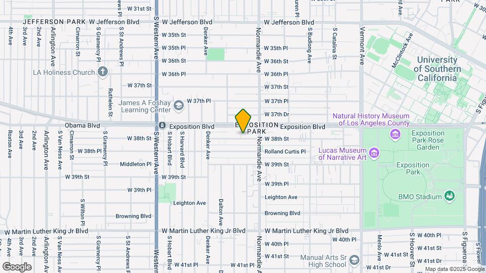 1345 W 38th St Map and Location Details