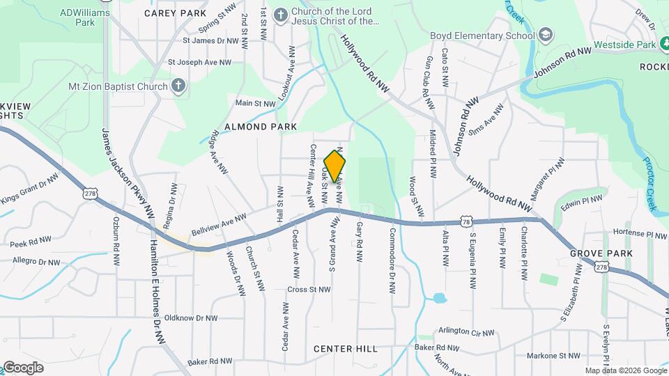 854 N Grand Ave NW Mapa y Detalles de la Ubicación