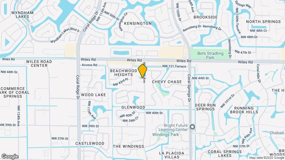 11001 NW 43rd Ct Map and Location Details