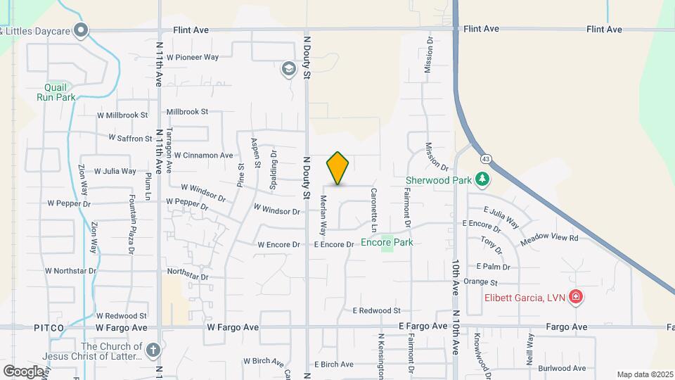 195 E Sherwood Dr Map and Location Details