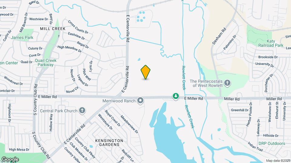 YardHomes Rowlett Creek Map and Location Details