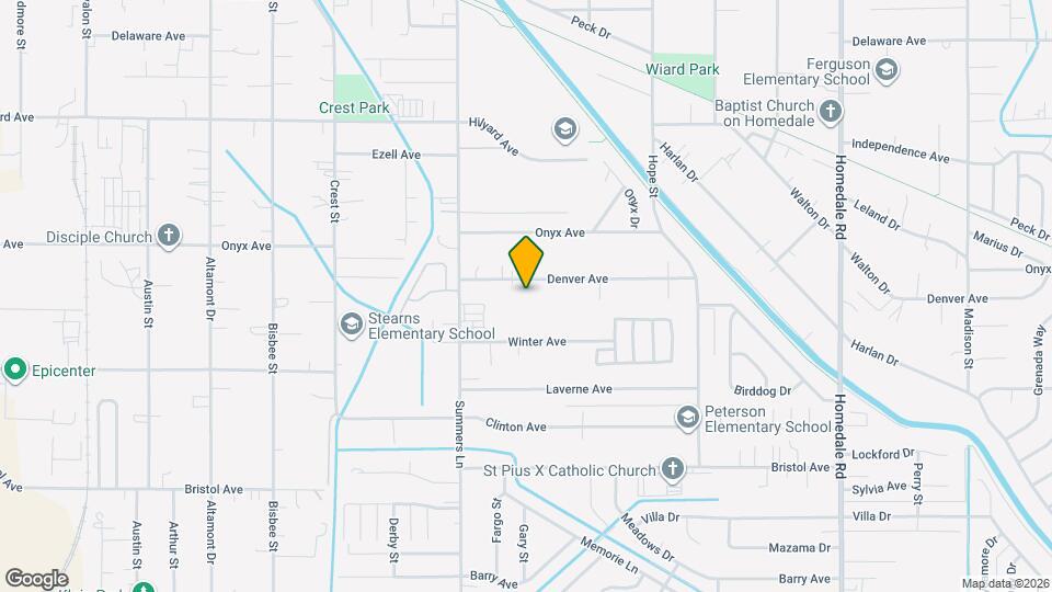 4406 Denver Ave Map and Location Details