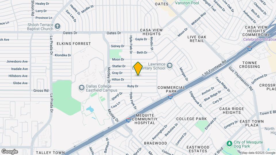 3521 Hilton Dr Map and Location Details