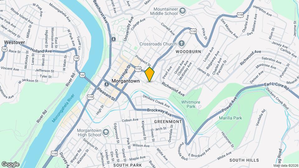 409 Forest Ave Map and Location Details