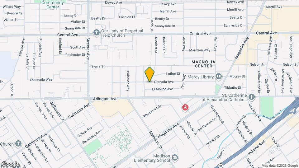 4920 Granada Ave Map and Location Details