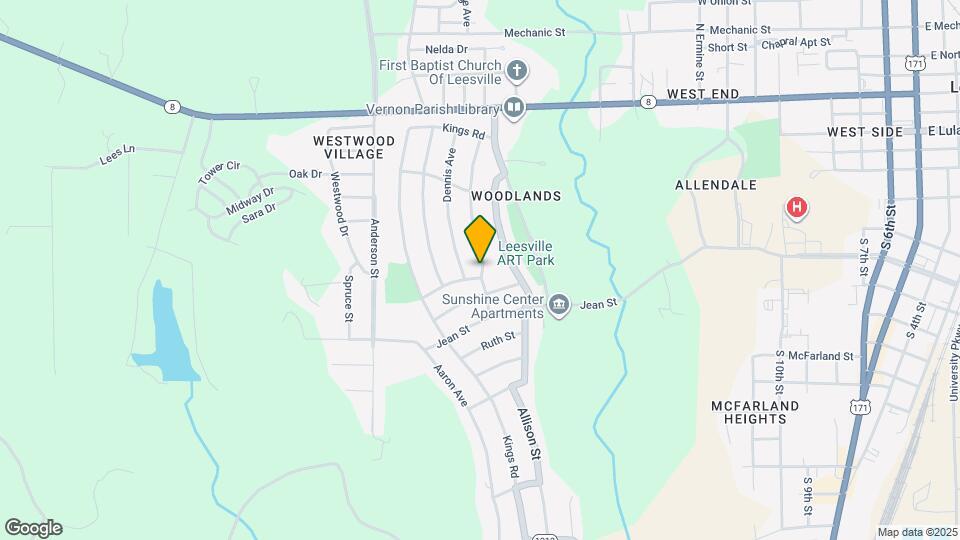 1104 Pinckney Ave Map and Location Details