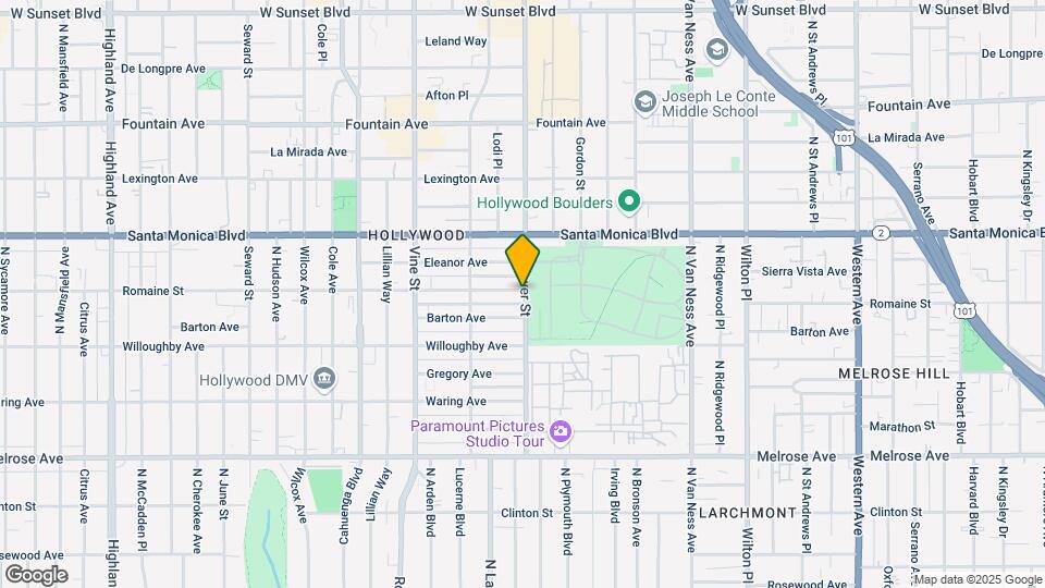 6002 Romaine St Map and Location Details