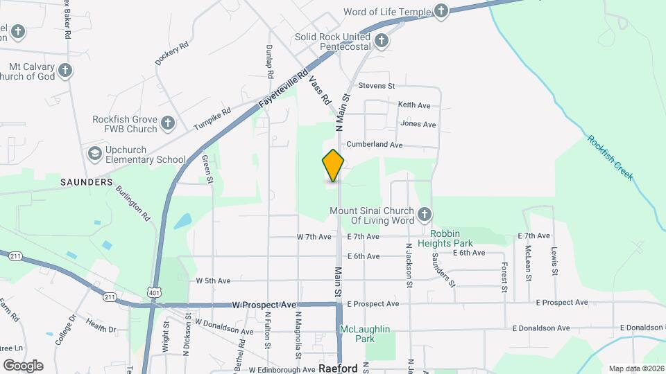 1007 N Main St Map and Location Details