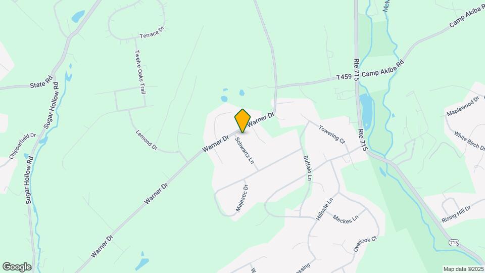 368 Warner Dr Map and Location Details