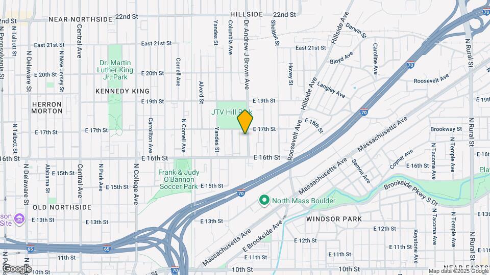 1644 Dr Andrew J Brown Ave Map and Location Details