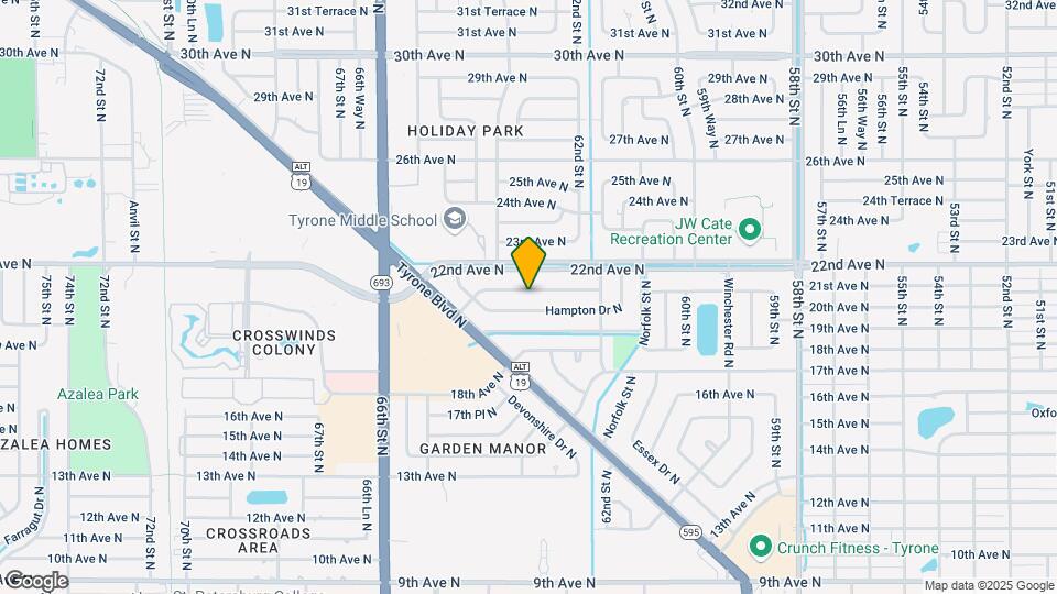 6318 21st Ave N Map and Location Details