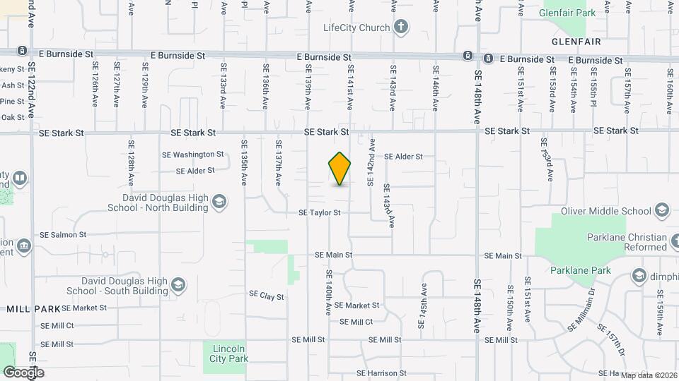 825 SE 141st Ave Map and Location Details