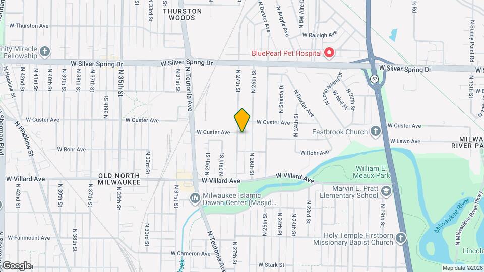 5342 N 27th St Map and Location Details