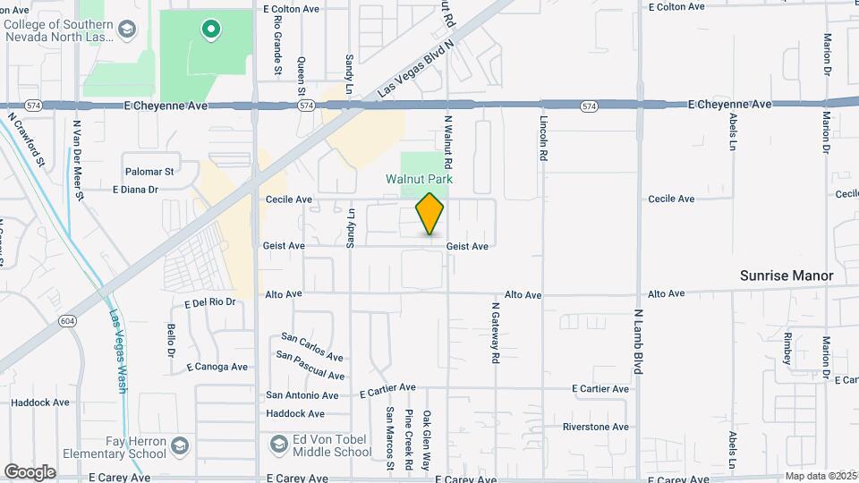 3865 Soda Springs Dr Map and Location Details