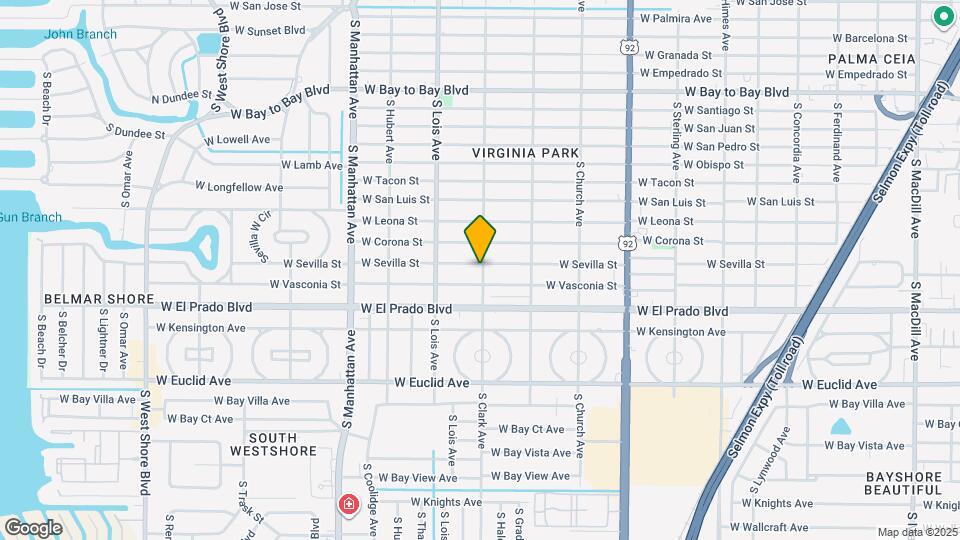 4102 W Sevilla St Map and Location Details