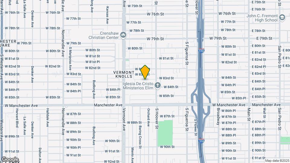 847 W 84th St Map and Location Details