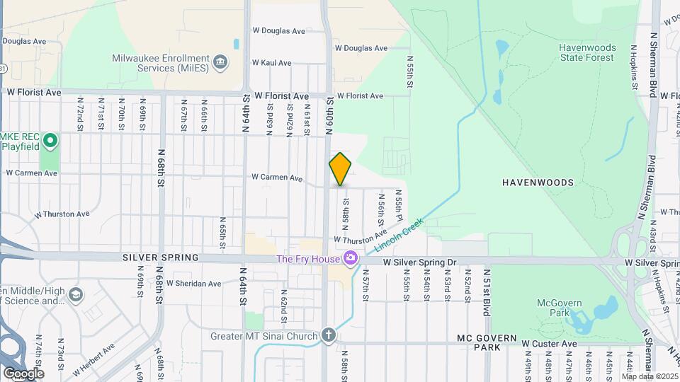 5801 W Carmen Ave Map and Location Details