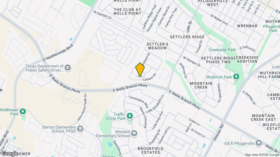 14812 Lantern Dr Mapa y Detalles de la Ubicación