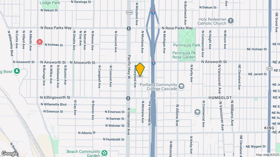 5731 N Montana Ave Map and Location Details