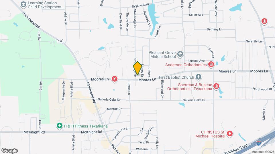 3808 Moores Ln Map and Location Details