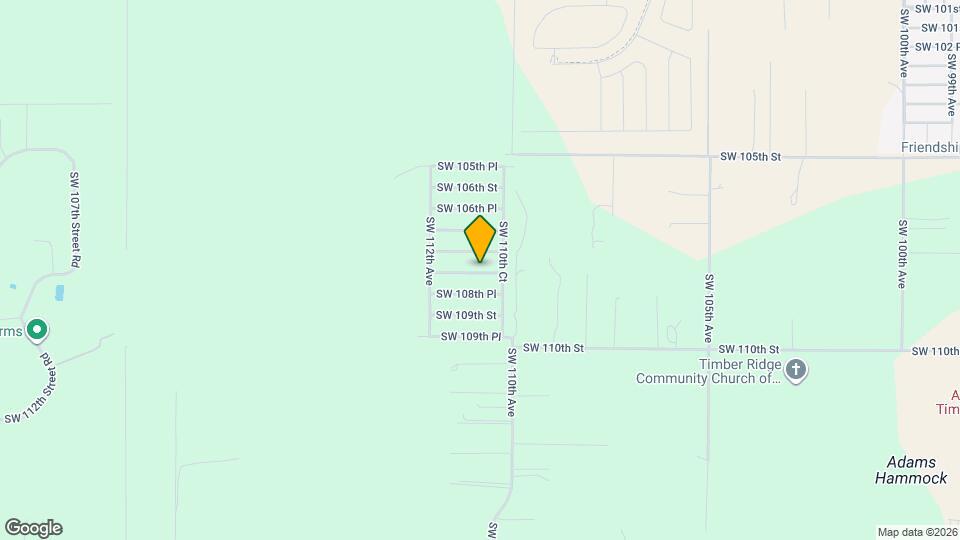 11089 SW 108th St Mapa y Detalles de la Ubicación