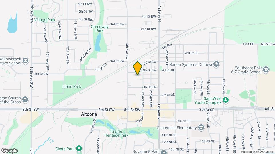 304 4th St SW, Unit 8 Map and Location Details