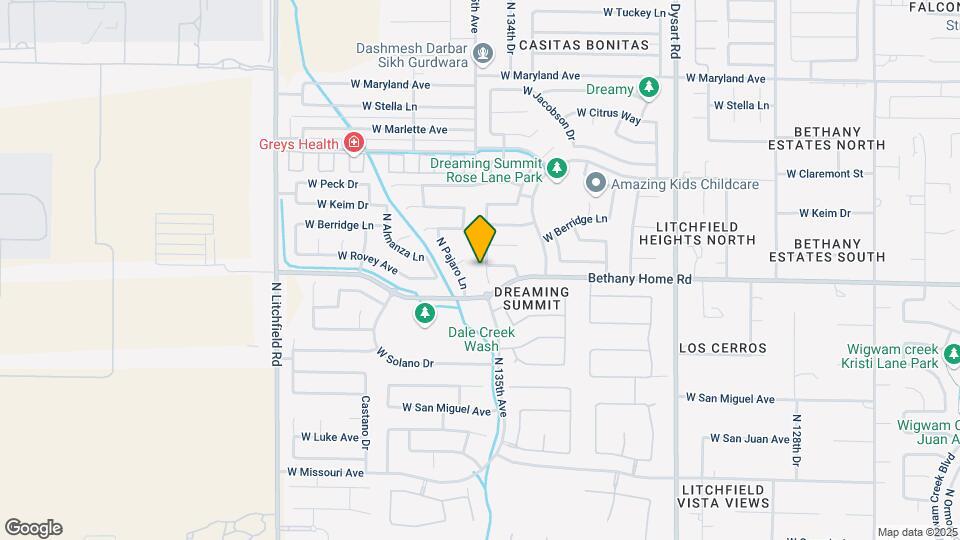 6018 N Florence Ave Map and Location Details