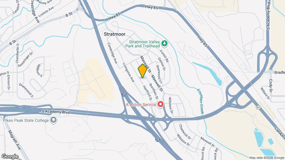 1227 Hartford St Mapa y Detalles de la Ubicación